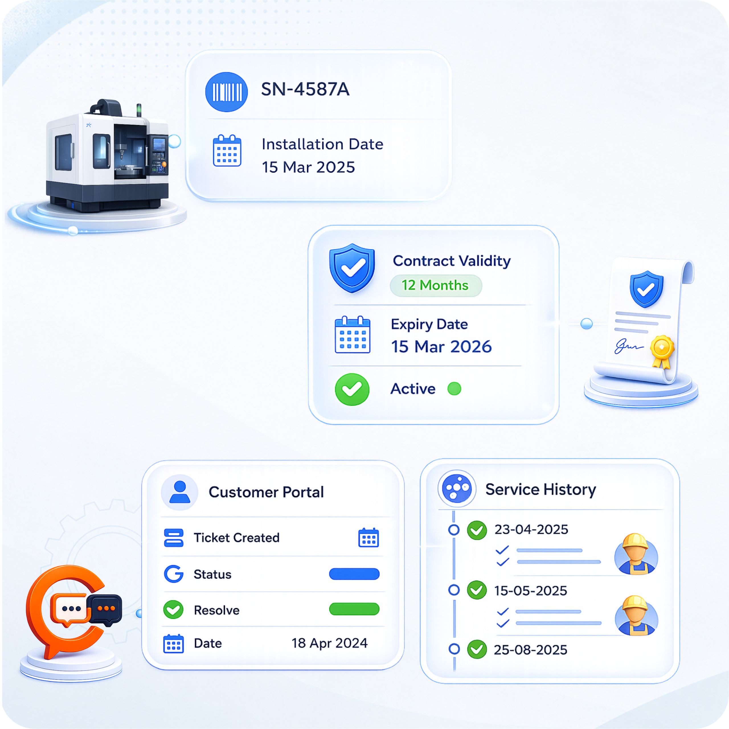 Customer Portal Interface